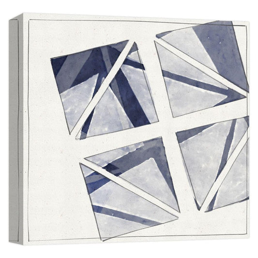 ''Geometric Puzzle II'' Canvas Abstract Wall Art 15 in. x 15 in.